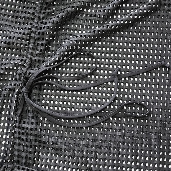 Jordan Taylor Black  Tunic Swim Suit Cover-Up Bathing Suit Cover Size Large - Picture 9 of 12